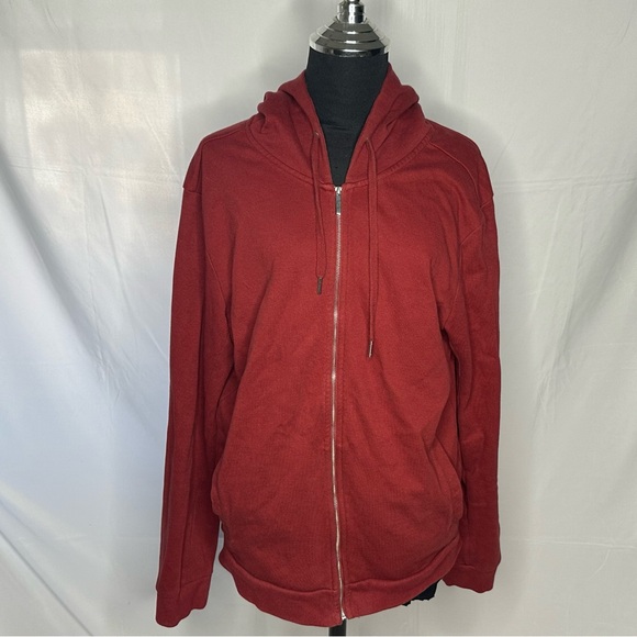 Zara Men's Zip-Up Red hoodie - Picture 1 of 6